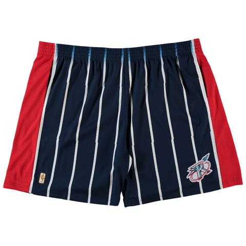 Men's Mitchell & Ness Navy Houston Rockets Big & Tall Hardwood Classics Team Swingman Shorts