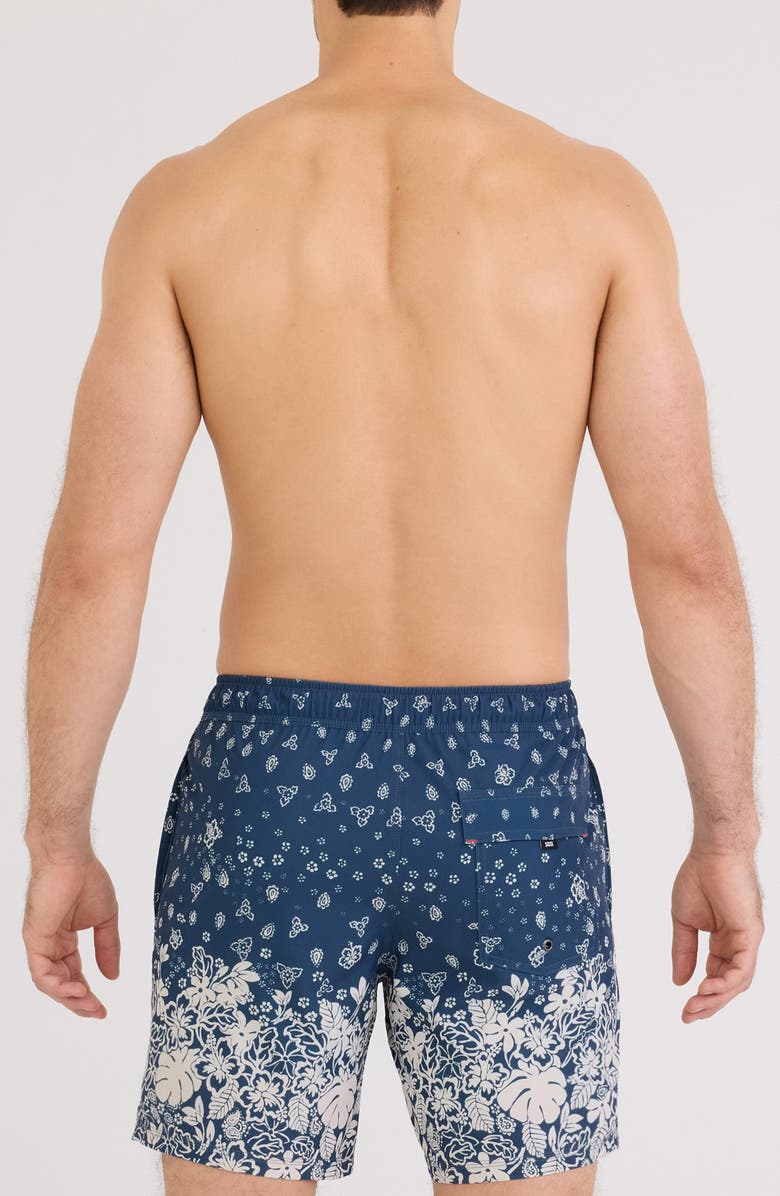 SAXX Oh Buoy 2N1 7-Inch Volley Swim Trunks, Alternate, color, Bandana Tropic-Ind