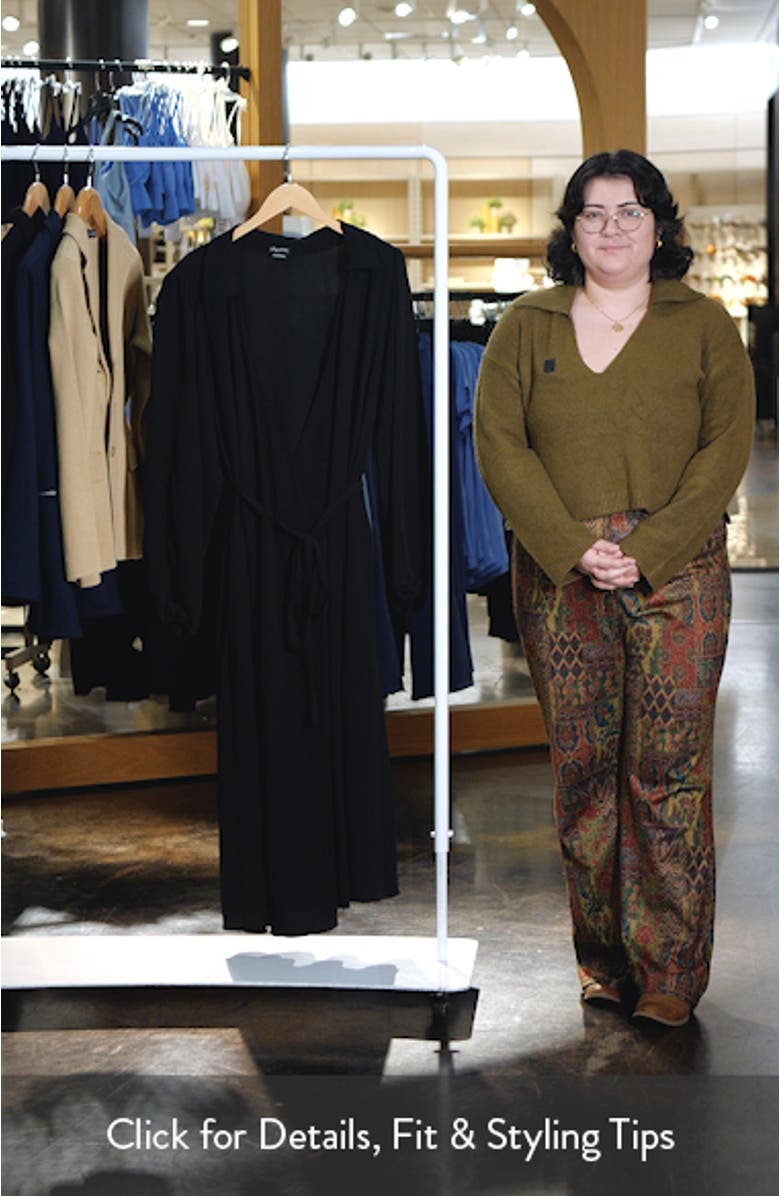 Arizona Long Sleeve Wrap Dress, sales video thumbnail