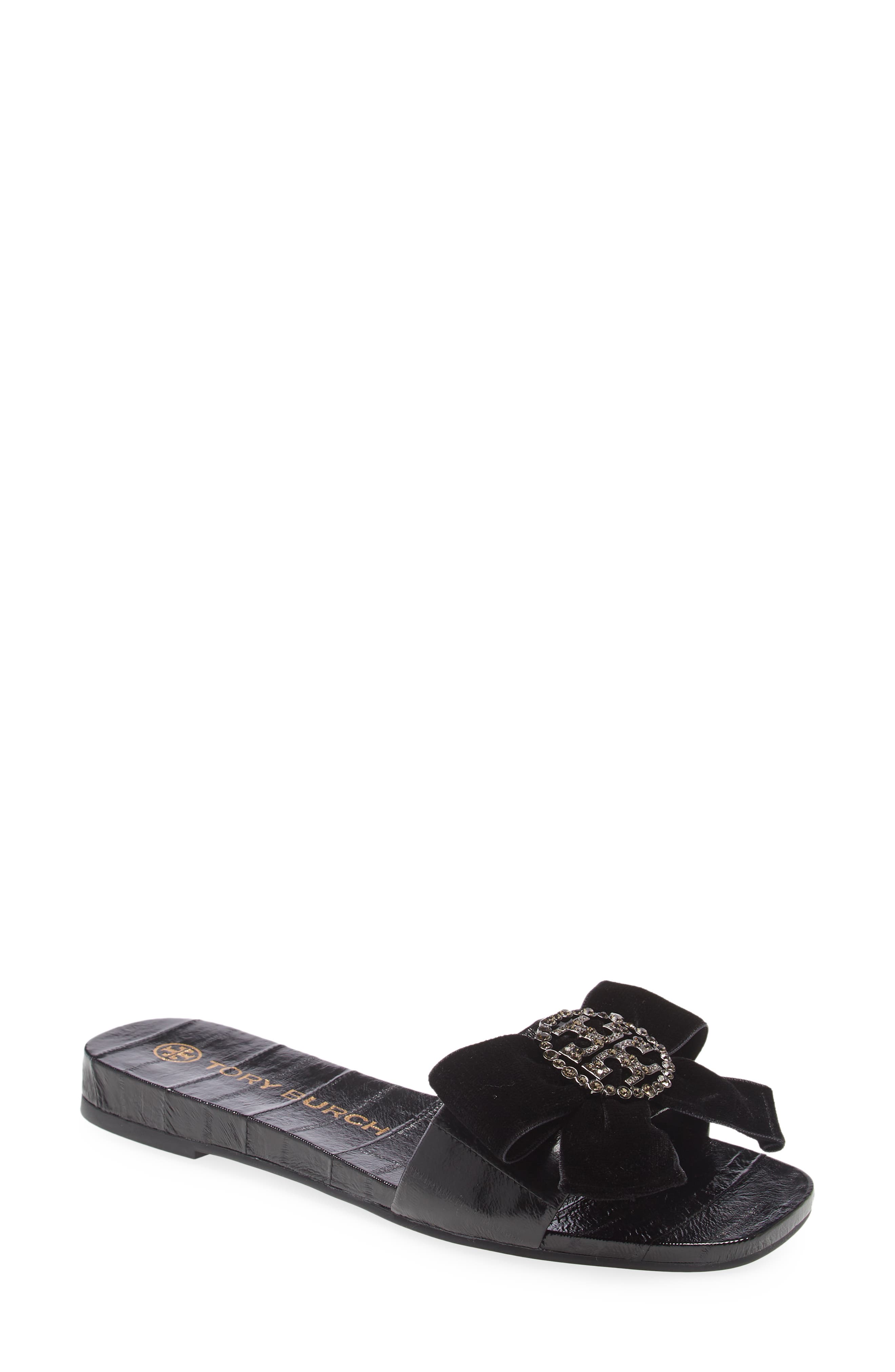 Tory Burch Crystal Slide Sandal, Main, color, 