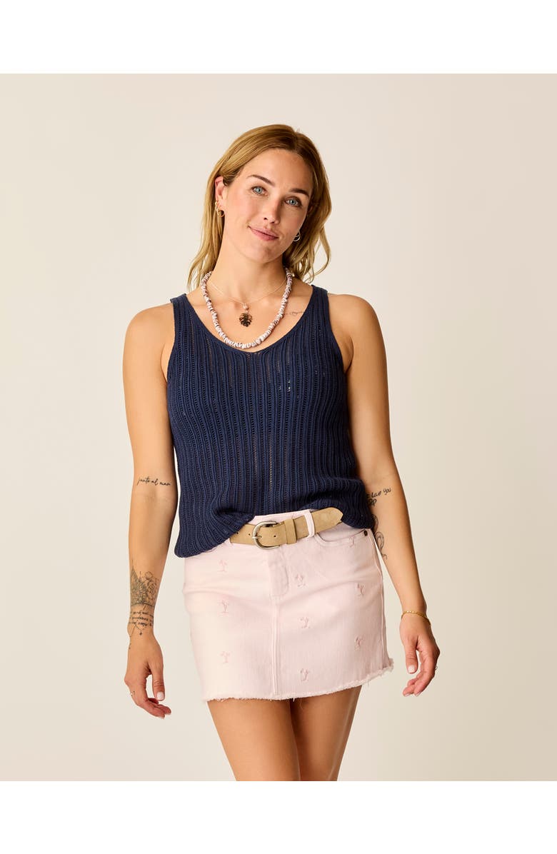 Carve Designs Micah Tank, Main, color, Navy