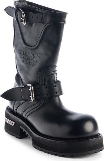 ミドルブーツ BALENCIAGA Women Boots 804475 WB1S1 1080 black Balenciaga Venom Engineer Boot (Women) | Nordstrom