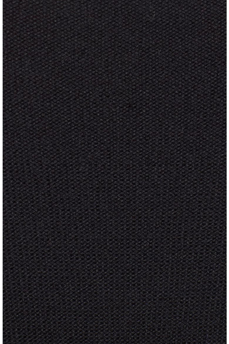 Cable Knit Sweater Dress, Alternate, color, BLACK