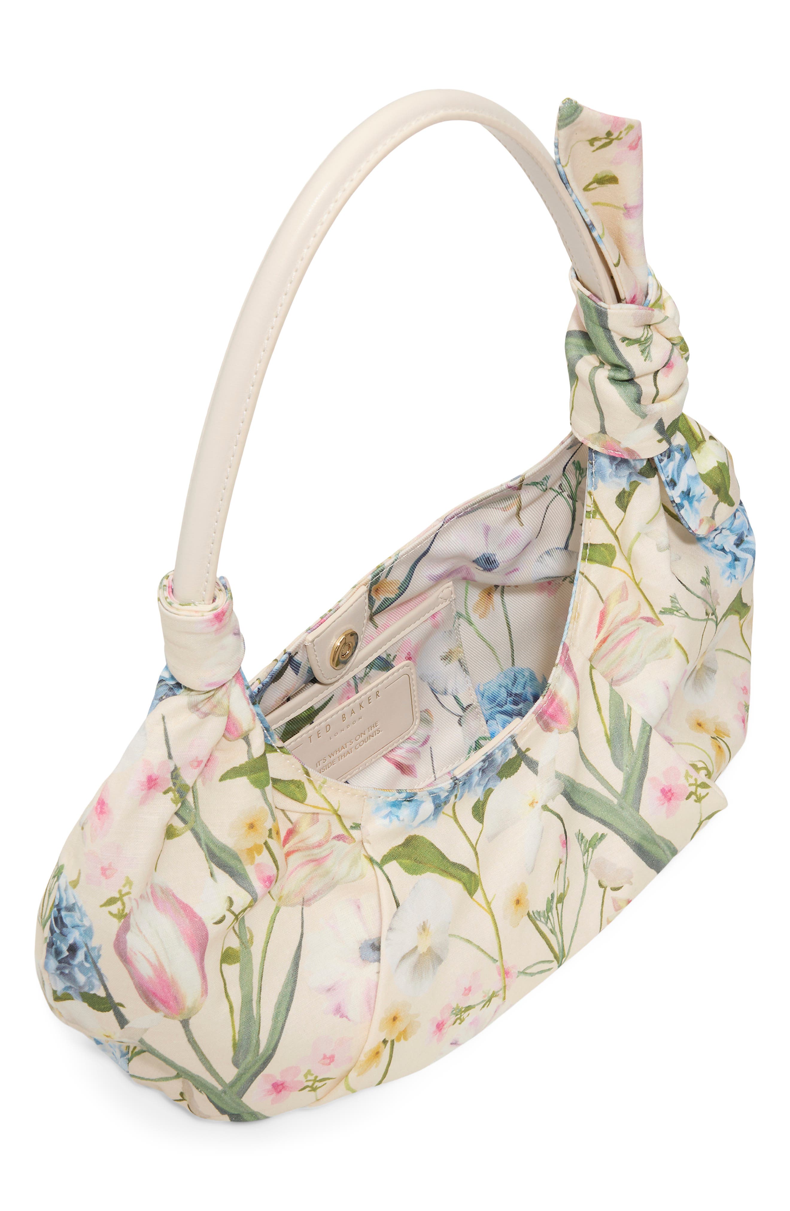 Jade Floral Print Shoulder Bag, Alternate, color, PASTEL MULTI
