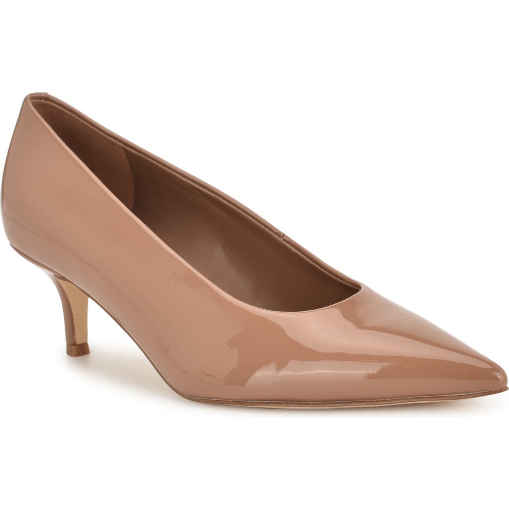 Nine West Adalys Pointed Toe Pump In Neutral