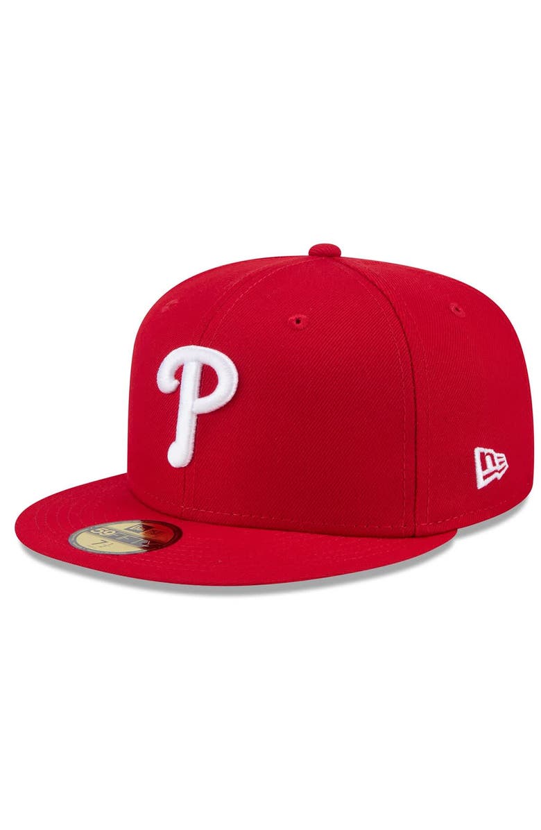 New Era Men's New Era Red Philadelphia Phillies 2025 Jackie Robinson Day 59FIFTY Fitted Hat, Alternate, color, Red