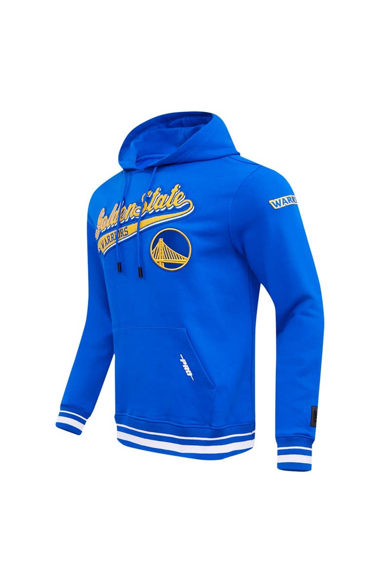 PRO STANDARD Men's Pro Standard Royal Golden State Warriors Script Tail Pullover Hoodie, Alternate, color, Royal