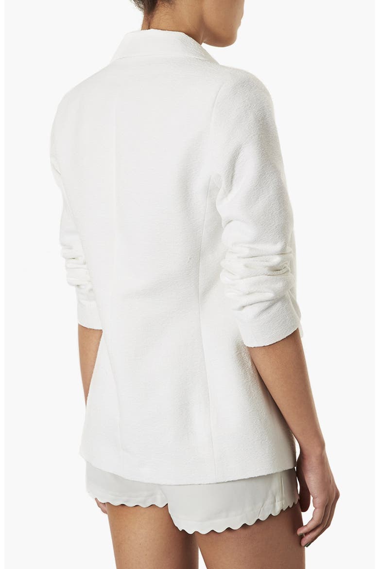 Textured Blazer, Alternate, color, WHITE