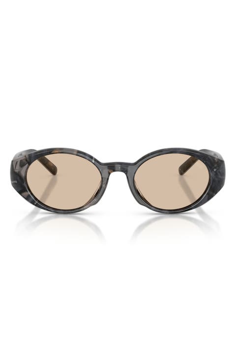52mm Oval Sunglasses