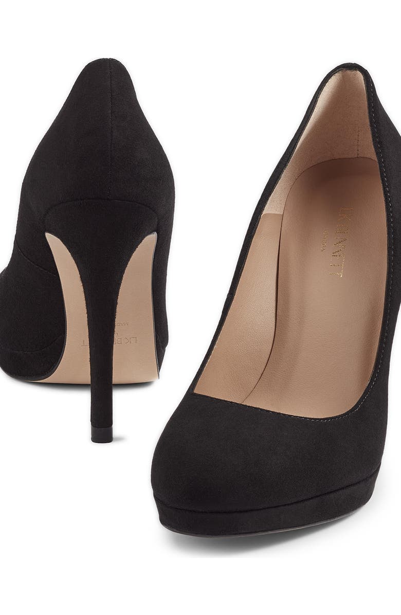 LK Bennett Sledge Stiletto Pump, Alternate, color, Black