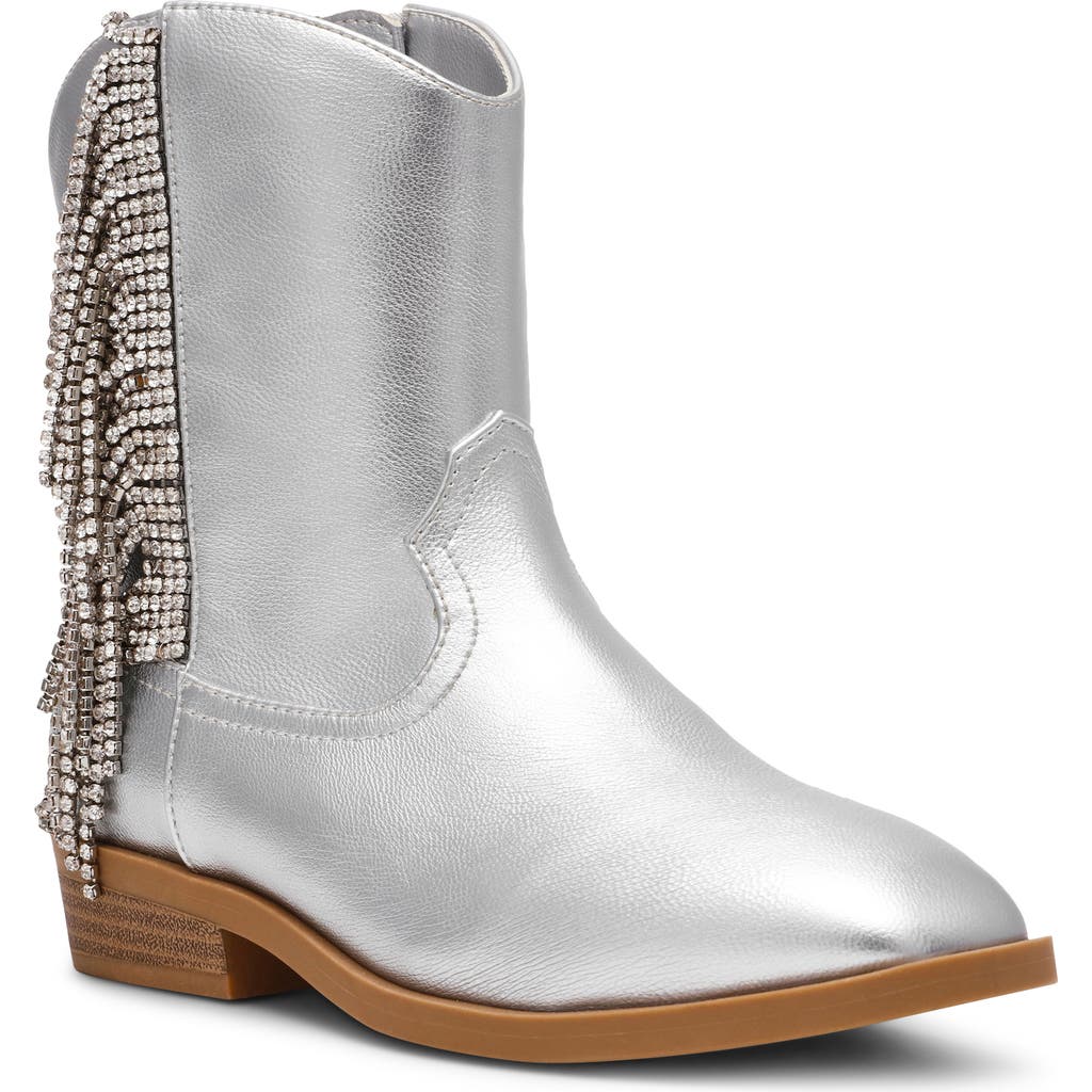 Dolce Vita Dv By Kids' Shayke Western Boot In Silver