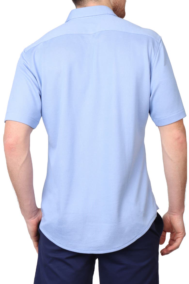 Solid Modal Blend Short Sleeve Shirt, Alternate, color, SKY BLUE
