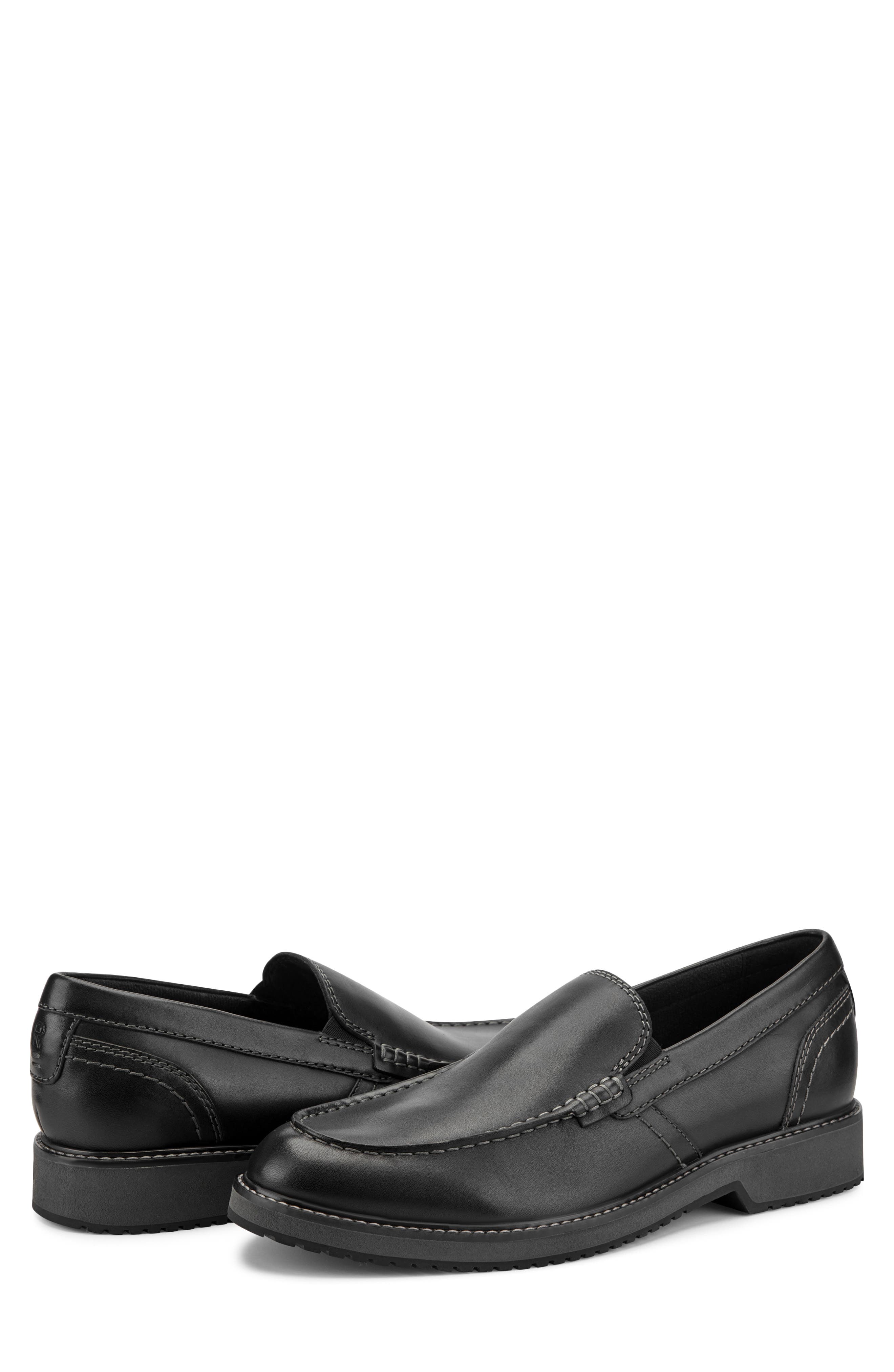 Rockport Cristian Loafer - Wide Width Available, Alternate, color, Black