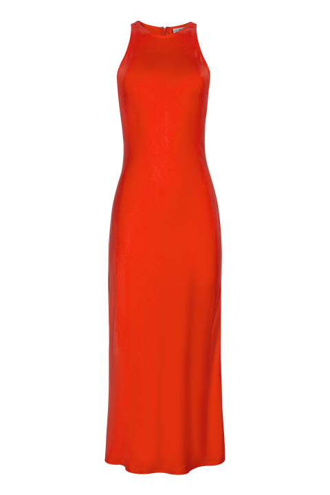 Atlantis Sleeveless Bias Cut Maxi Dress