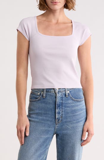 Madewell Brightside Square Neck T-Shirt | Nordstromrack