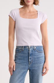 Madewell Brightside Square Neck T-Shirt