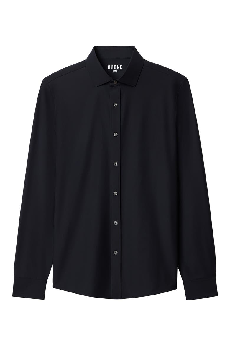 State of Mind Slim Fit Button-Up Shirt, Alternate, color, BLACK
