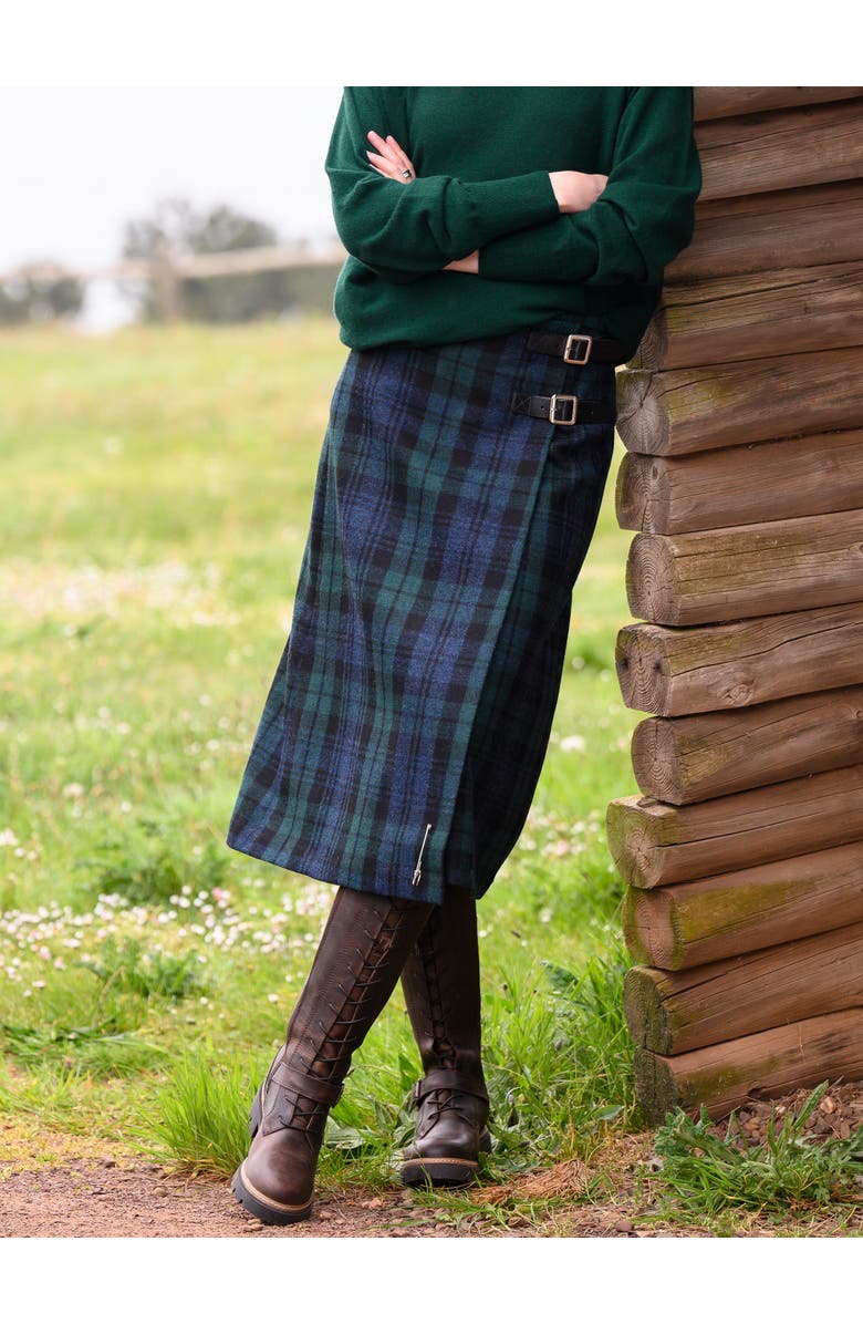 Celtic & Co. Midi Celt Kilt, Alternate, color, Cairngorm Black Watch