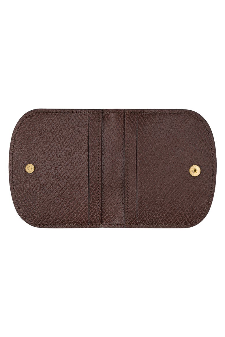 Les Champs 	pure Card Holder, Alternate, color, MOCHA