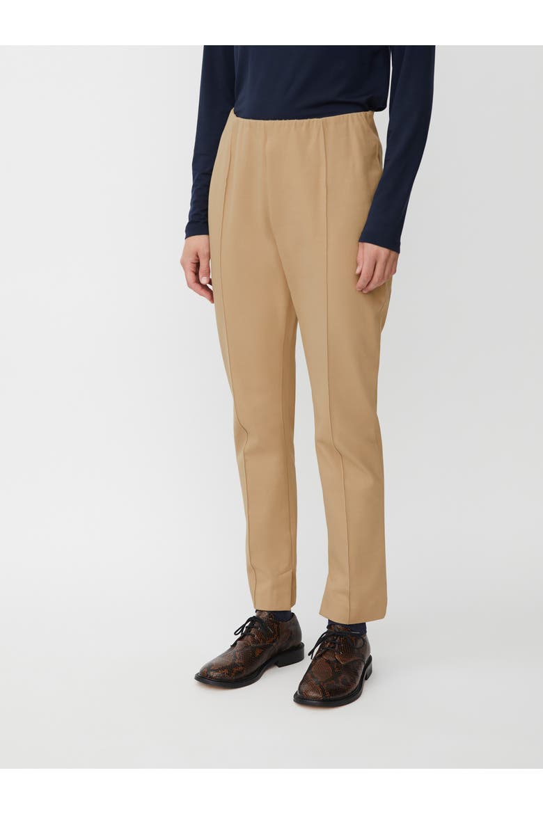 MaPertonilla Cropped Pants, Main, color, Travertine