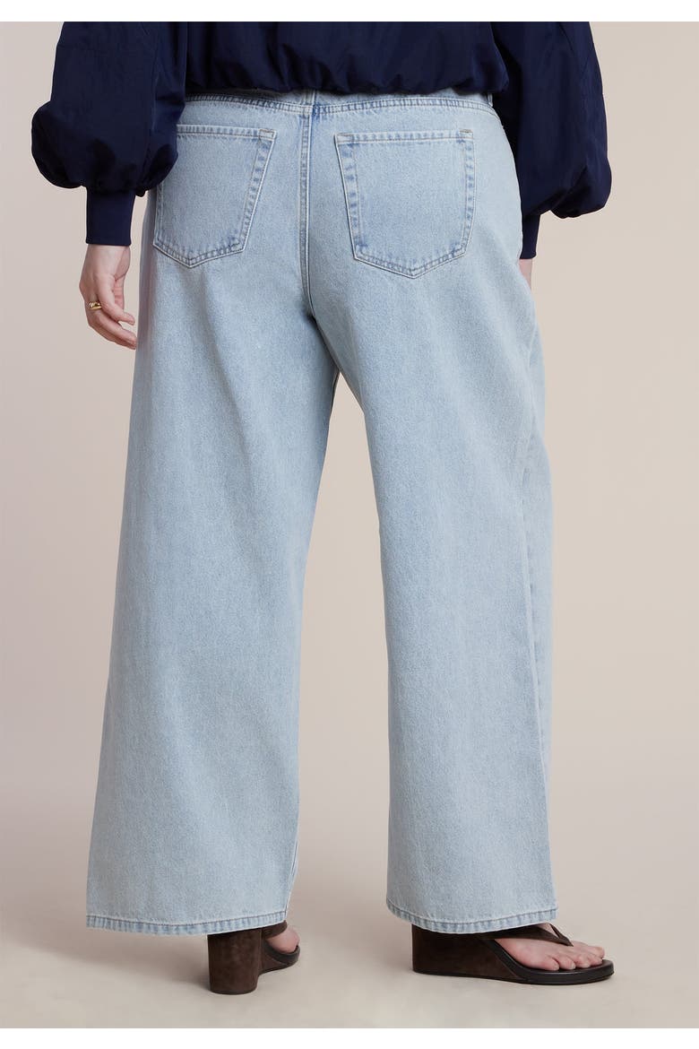 Snap Front Midrise Jean, Alternate, color, LIGHT WASH