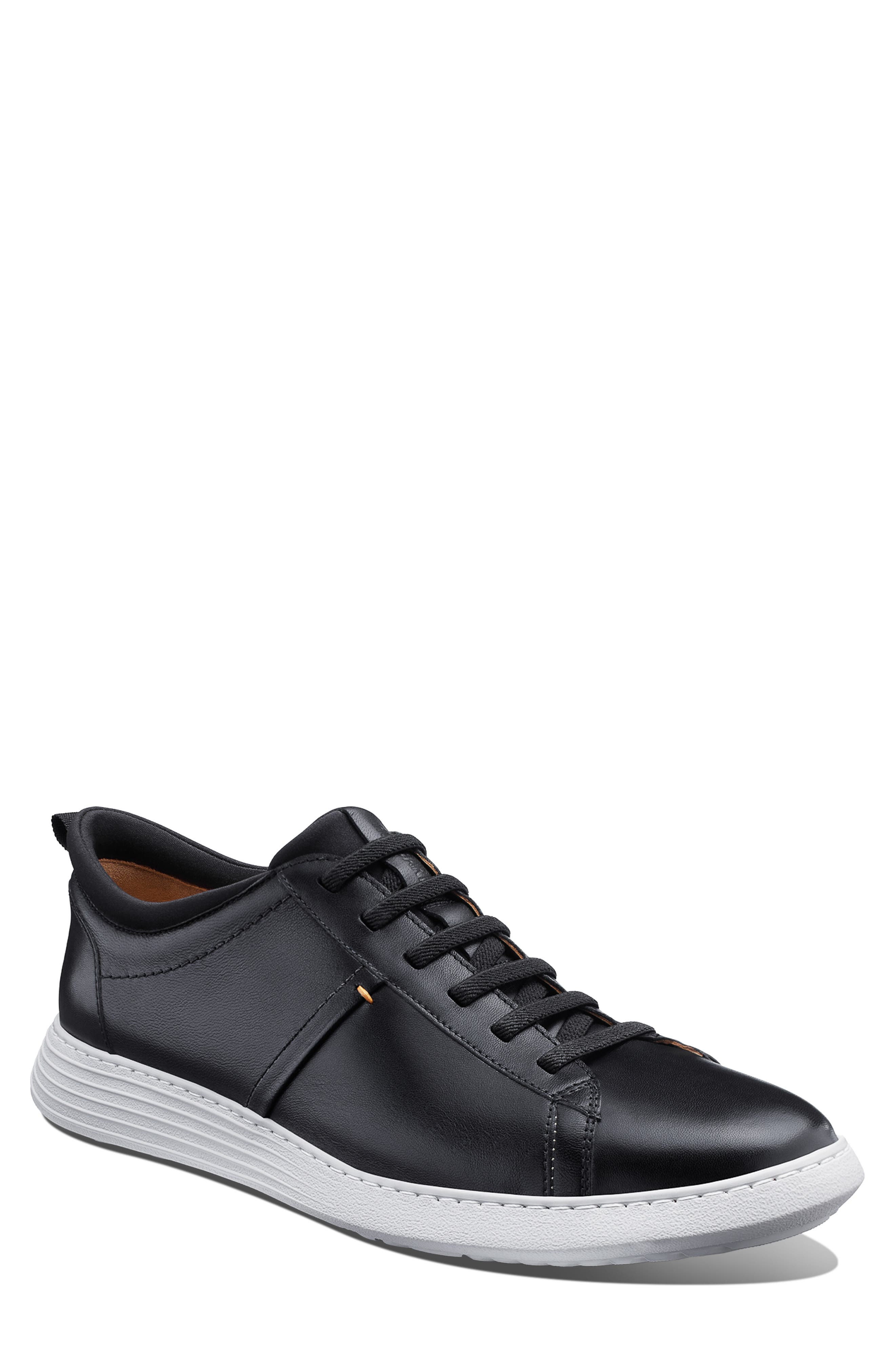 Samuel Hubbard Featherlight Flight Sneaker, Main, color, Black Leather