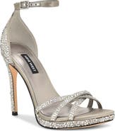 Nine West Lartay Platform Ankle Strap Sandal