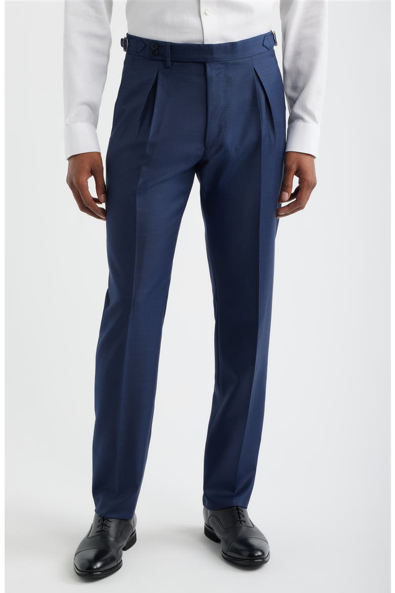 Danny Pleated Solid Wool Dress Pants (Men) | Nordstromrack