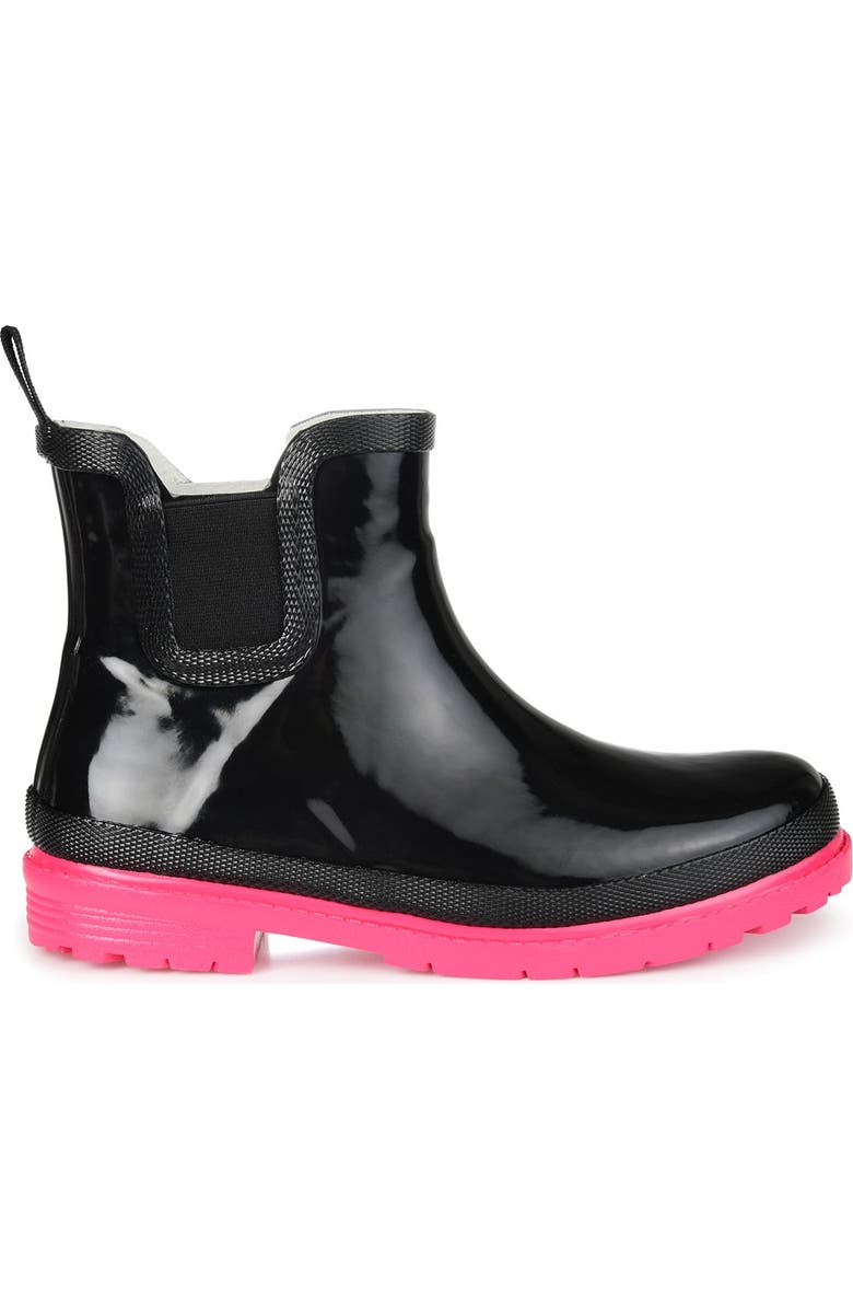 Journee Collection Tekoa Rain Boot, Alternate, color, Black