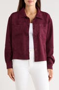 beachlunchlounge Shea Faux Suede Jacket
