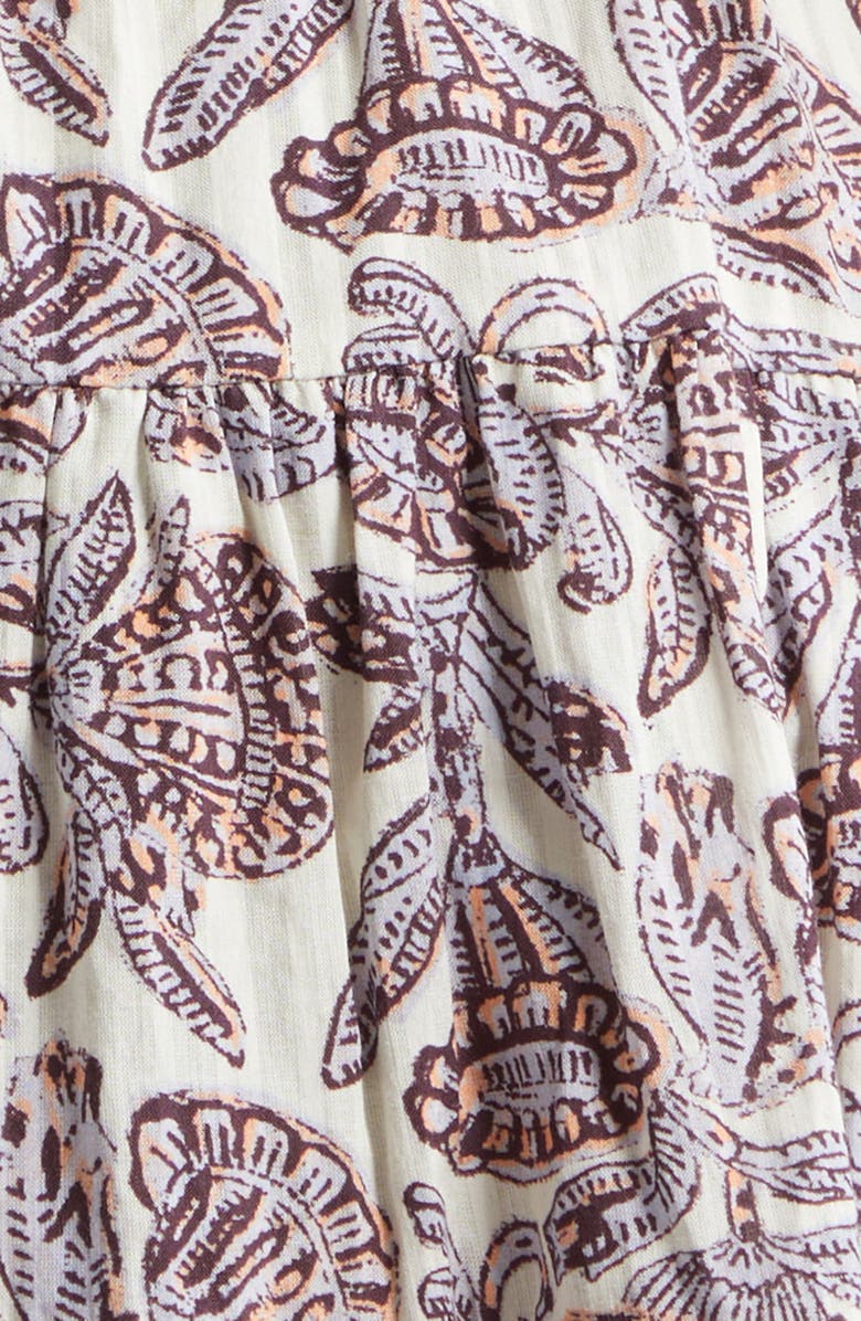 Ulla Johnson Soffia Print Tiered Silk Dress, Alternate, color, Meadow