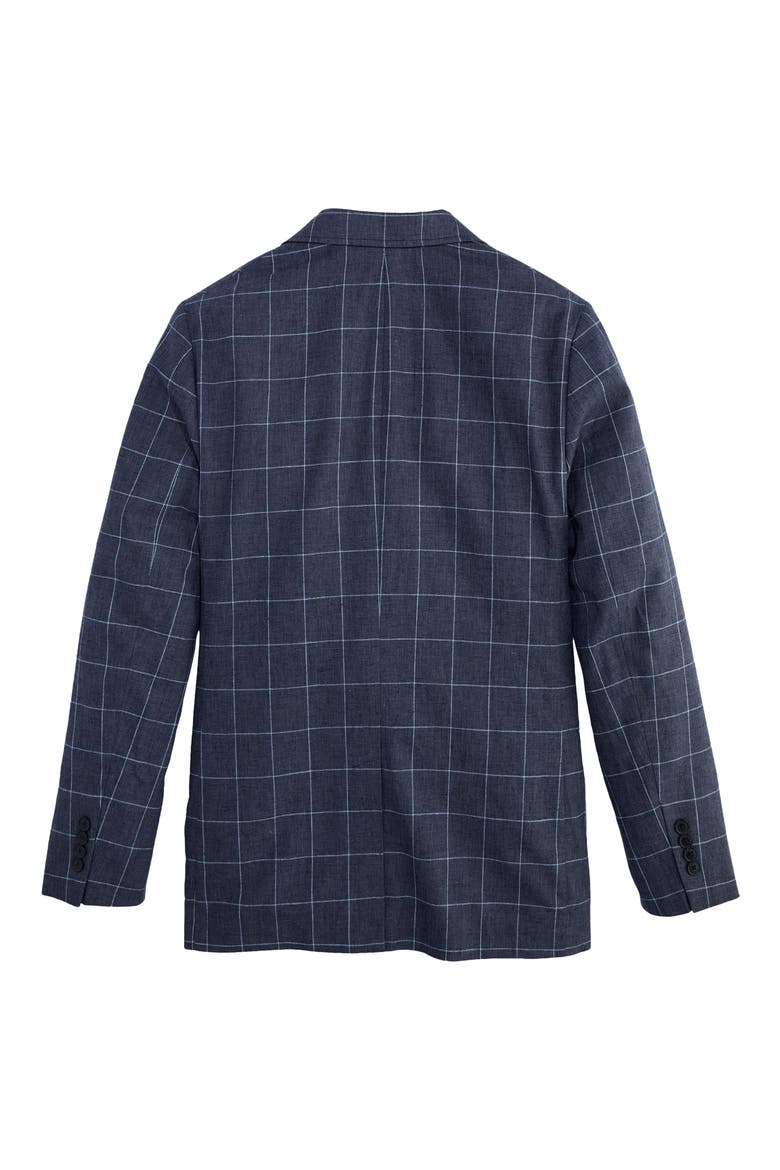 Schooner Windowpane Sport Coat, Alternate, color, MOONSHINE
