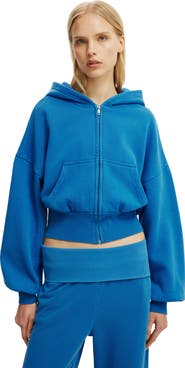 Cotton On Women's Oversized Zip Through Hoodie