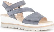 Gabor Asymmetric Strappy Wedge Sandal
