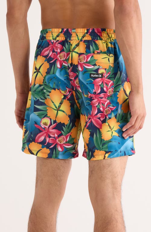 Hurley Cannonball Volley Swim Trunks In Multi