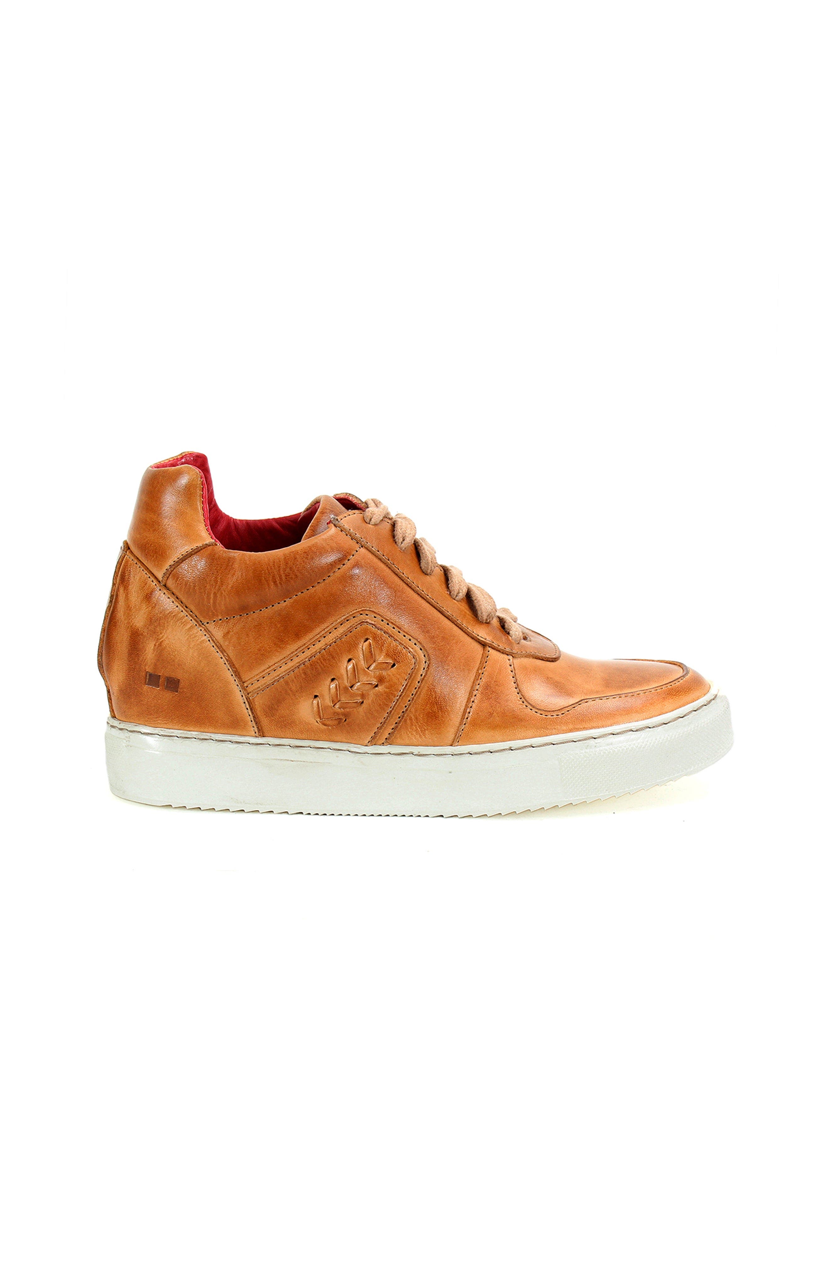 Bed Stu Andromeda Wedge Sneaker, Alternate, color, Tan Rustic