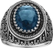 FZN Synthetic London Blue Ring