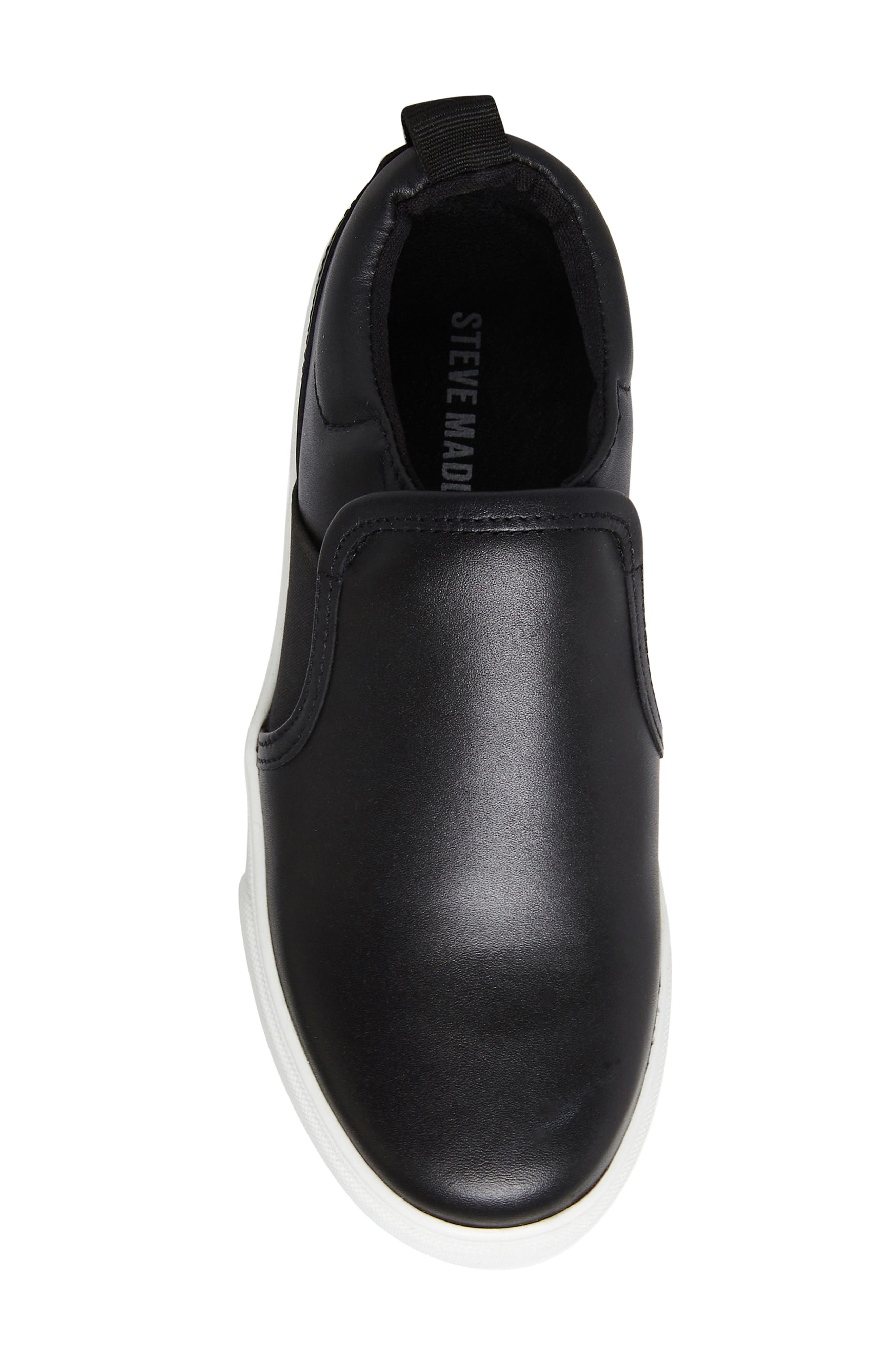 Steve Madden Elliot Slip-On Sneaker, Alternate, color, Black