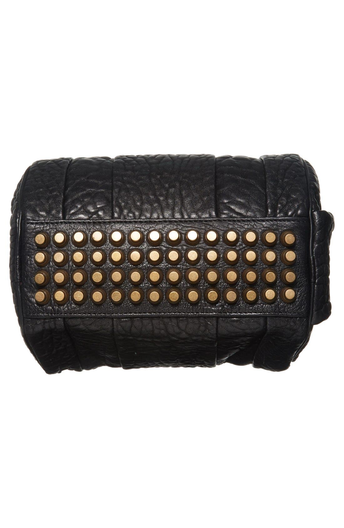 Alexander Wang 'Rockie - Antique Brass' Leather Crossbody Satchel, Alternate, color, 