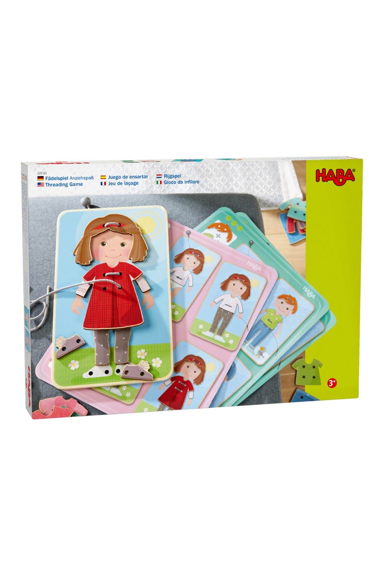 Dress Me Threading & Lacing Activity, Alternate, color, MULTI