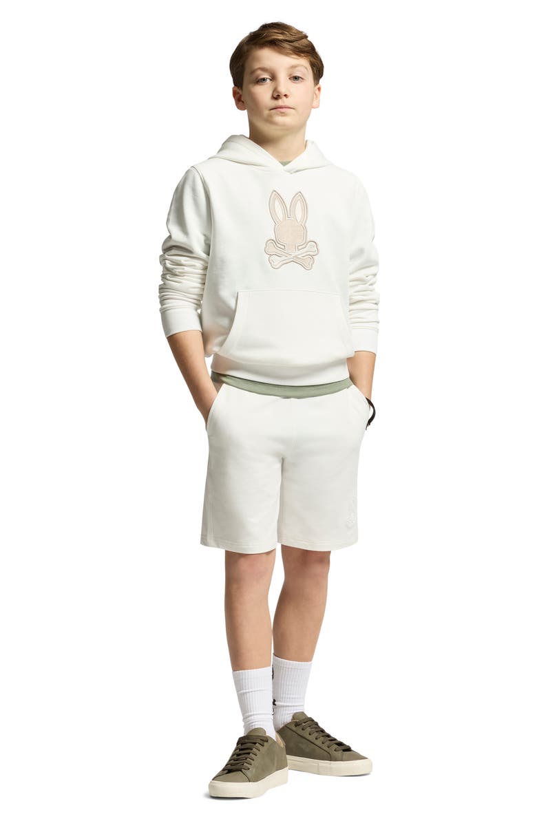 Psycho Bunny Kids' New Castle Embroidered Graphic Hoodie, Alternate, color, 