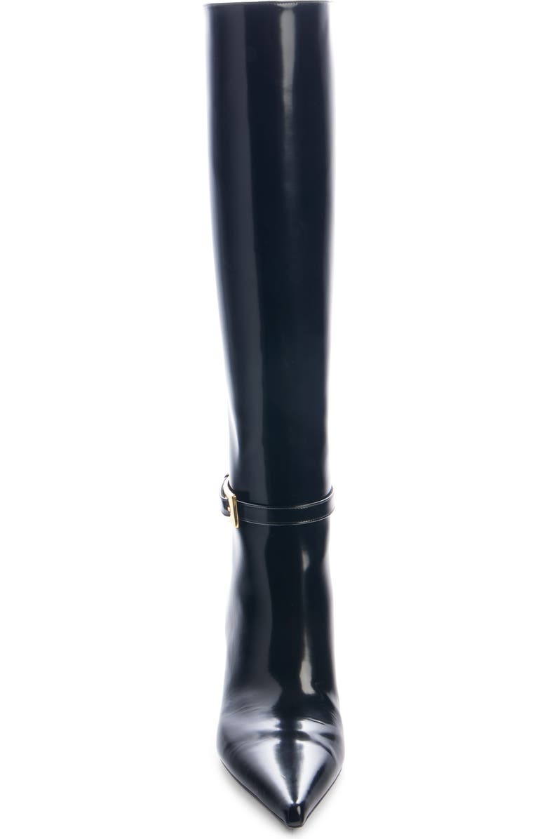 Saint Laurent Hacker Pointed Toe Knee High Boot, Alternate, color,