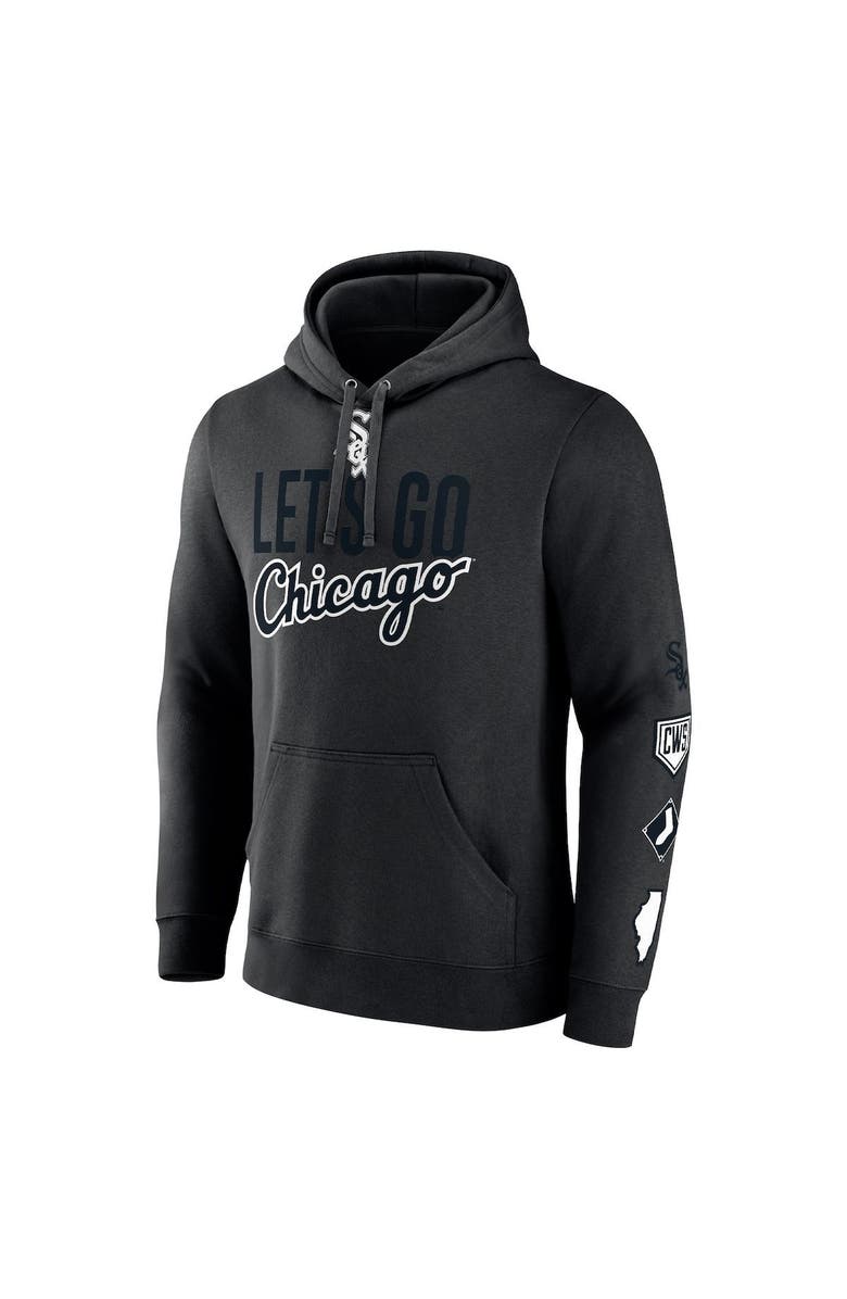 FANATICS Men's Fanatics Black Chicago White Sox Bases Loaded Pullover Hoodie, Alternate, color, 
