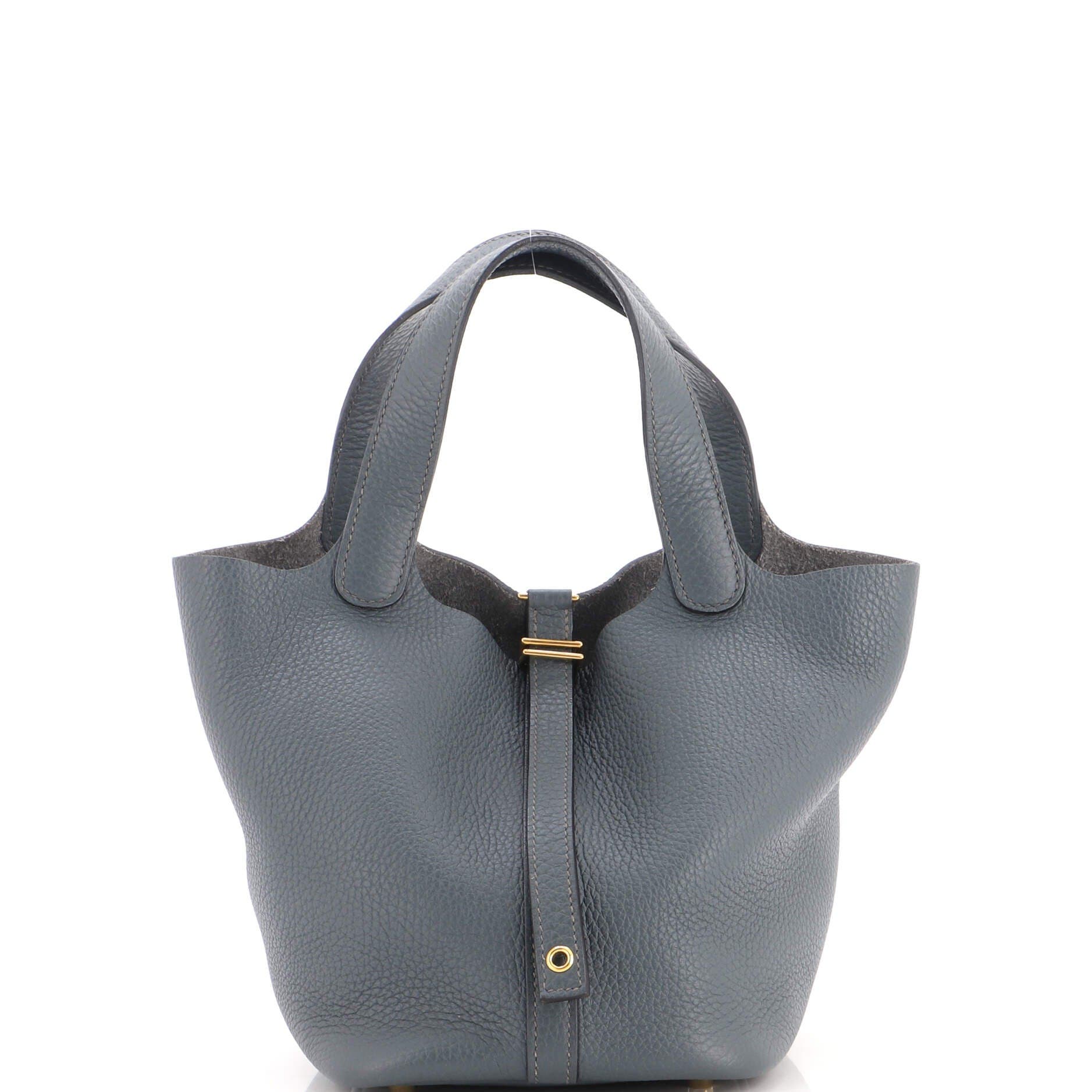 Picotin Lock Bag Clemence PM, Main, color, Blue