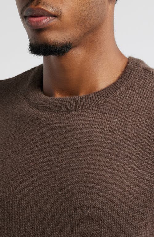 Elwood Sunday Crewneck Sweater In Walnut