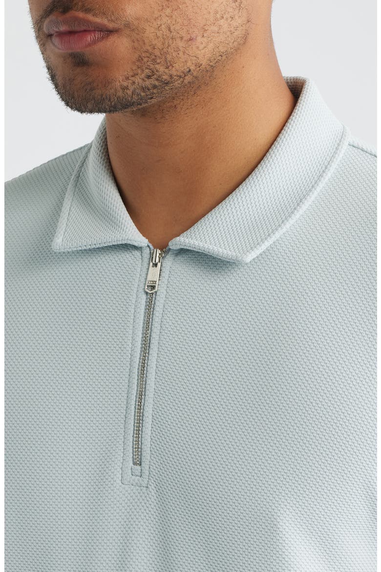 Bruno Quarter Zip Polo, Alternate, color, SOFT BLUE