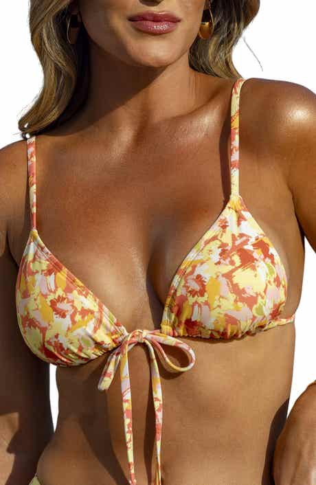 Cupshe Tie Front Triangle Bikini Top