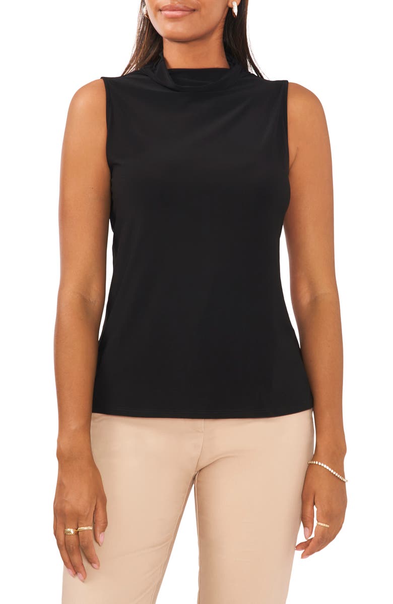 Chaus Sleeveless Top, Main, color, Rich Black