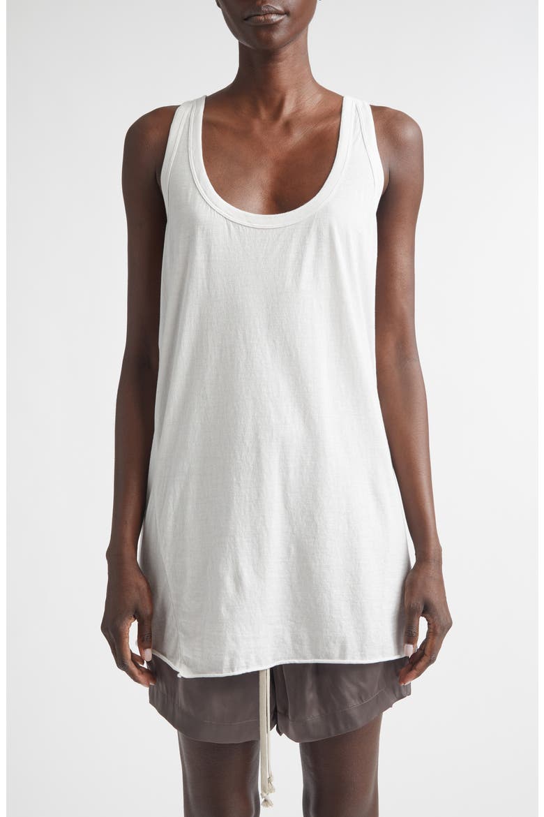 Pony Cotton Tank, Main, color, MILK WASH