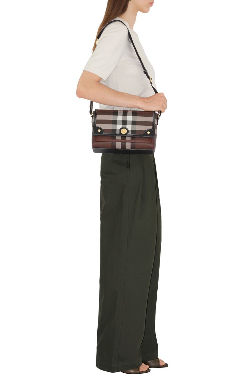 Burberry Small Note Check Crossbody Bag, Alternate, color,